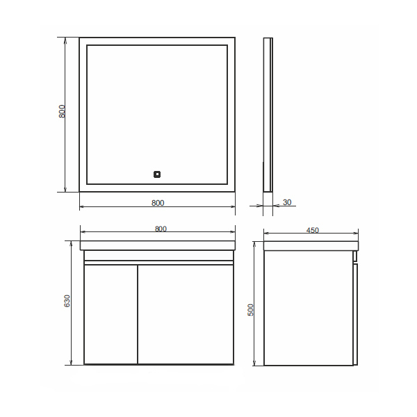 Приобрести сomforty тумба с раковиной "осло-80", светлый бетон