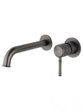 Смеситель для раковины встраиваемый WONZON & WOGHAND TOR, Темный графит (WW-88869073-BGM)