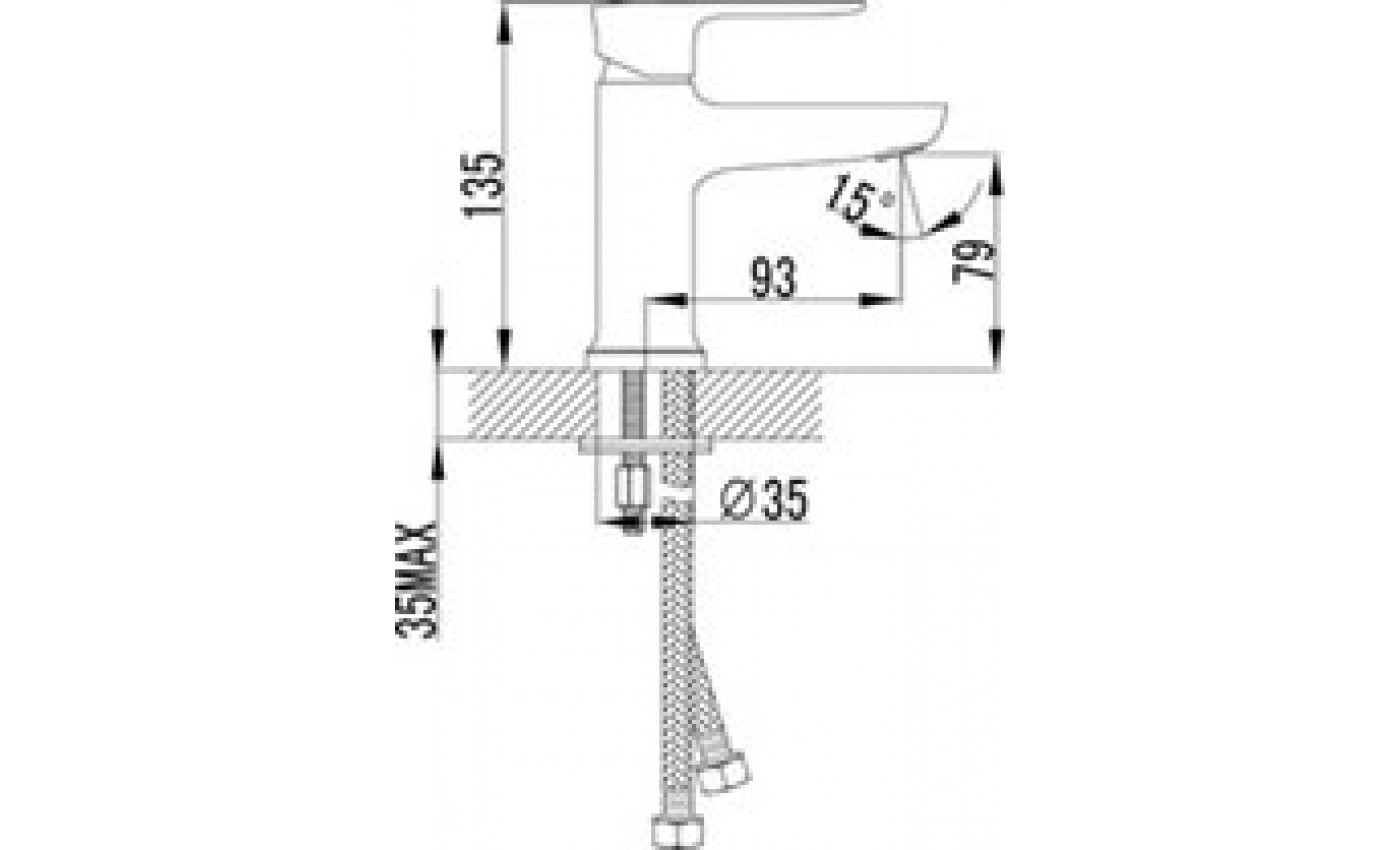 Приобрести lemark смеситель для раковины basis, хром lm3606c