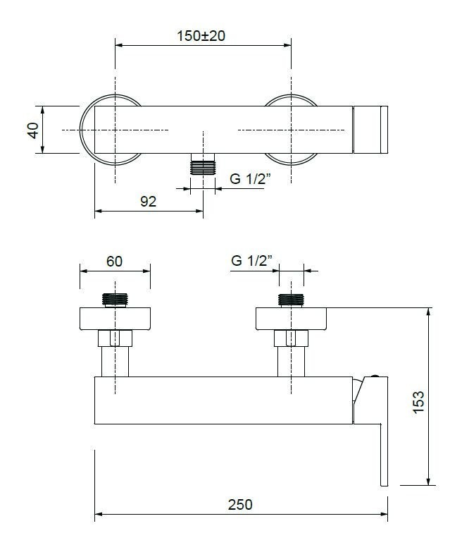 Приобрести cezares смеситель для душа unika, золото unika-dm-03/24