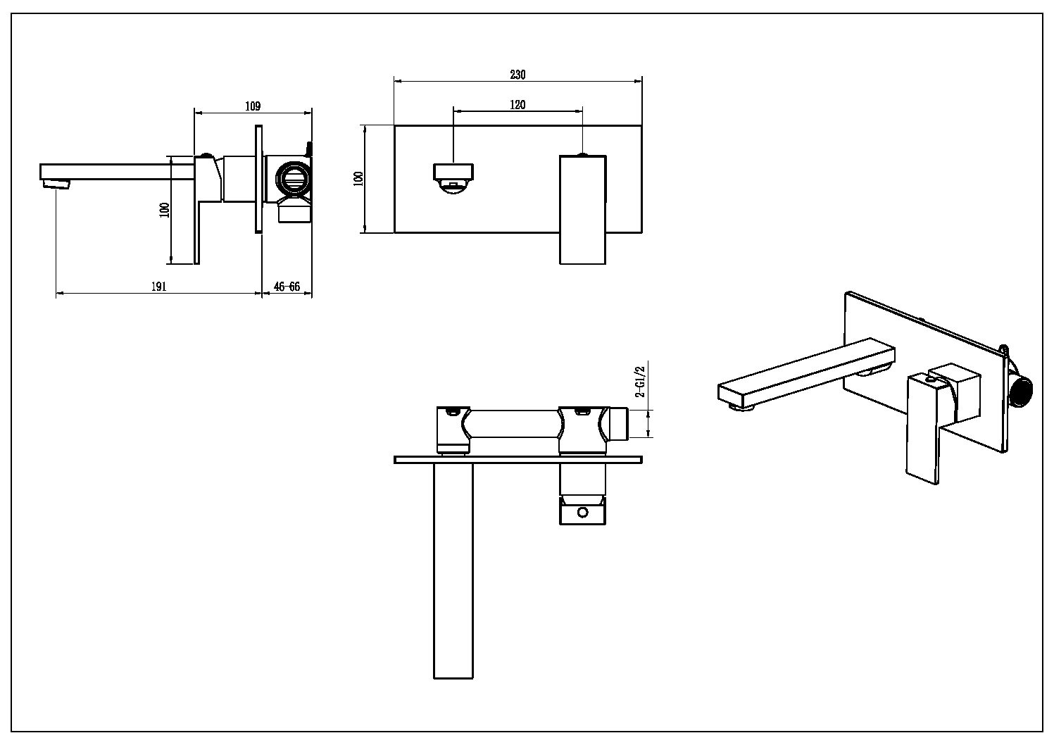 Приобрести boheme смеситель для раковины qubic shinny gun metal 475-sgm