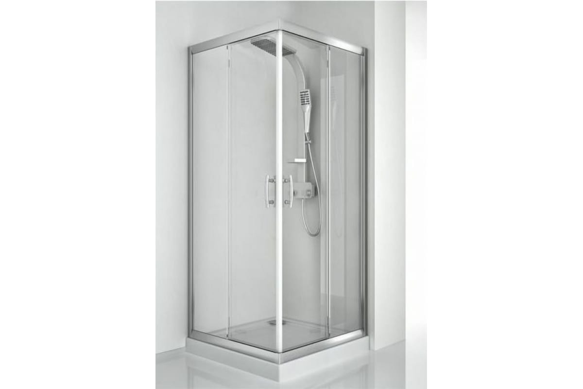 Приобрести aquanet душевое ограждение alfa cube naa1142 100x100, прозрачное стекло