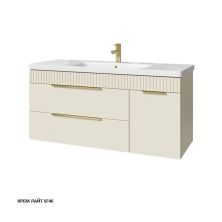 Caprigo Тумба с раковиной MONBAR 120 см, правая, кремовая