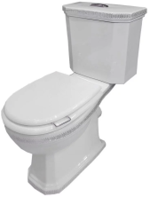 Boheme Напольный унитаз Vogue, белый\хром 941-CR