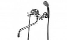 LEMARK Смеситель для ванны Partner, двухвентильный, хром LM6541C