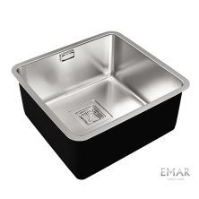 Oulin Кухонная мойка 44х42 см, сатин Oulin OL-0363