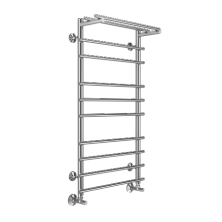 Terminus Полотенцесушитель Ватра П10 50х100 см, с полкой, водяной, хром