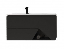 CEZARES Тумба подвесная с раковиной COLLECTION 1973 105x55см, графит