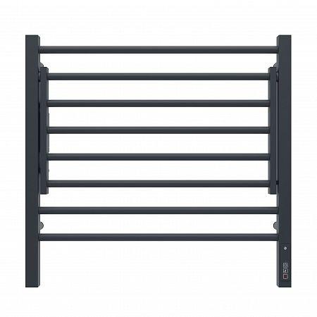 Приобрести terminus полотенцесушитель горизонт п8 60х60 см, с полкой, электрический, черный матовый