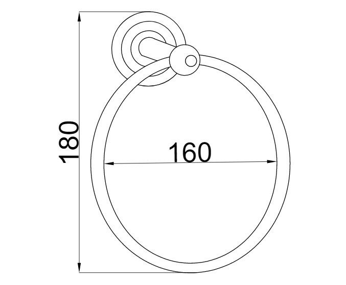 Приобрести boheme полотенцедержатель brillante, хром\кристаллы 10434