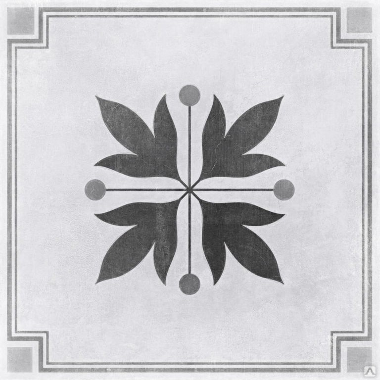 Приобрести керамогранит cersanit motley 29,8х29,8см, пэчворк цветы, светло-серый