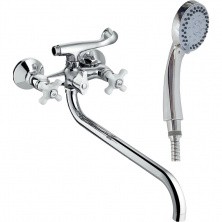 HAIBA Смеситель для ванны 223мм, хром HB-2018