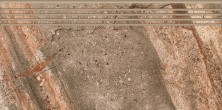 Ступень Kerranova Marble Trend 294x600 мм, SR, коричневый