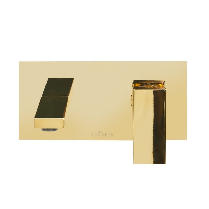 Приобрести cezares смеситель для раковины unika, скрытый монтаж, золото unika-bli1-03/24