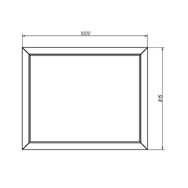 Приобрести caprigo зеркало albion promo 100 см, бежевое, эмаль