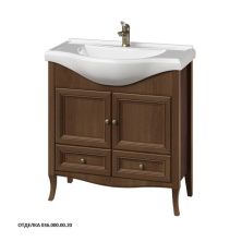 Caprigo Тумба с раковиной LION 80 см, темное дерево, экошпон 38312 2