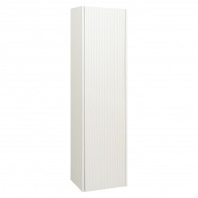 Шкаф-пенал подвесной Monaco 35 см. белая кожа