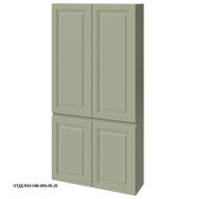 Caprigo Пенал WALES 80 см, зеленый, эмаль