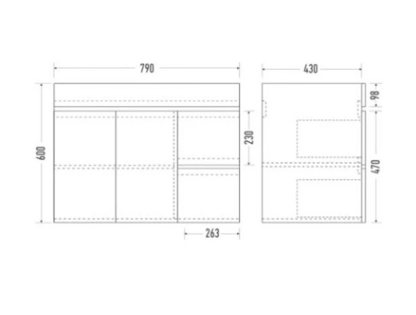 Приобрести mirsant тумба подвесная next 80\1 80 см с раковиной premier-80 ут000020467