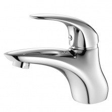 IDDIS Смеситель для раковины Leaf 138мм, хром LEASB00i01