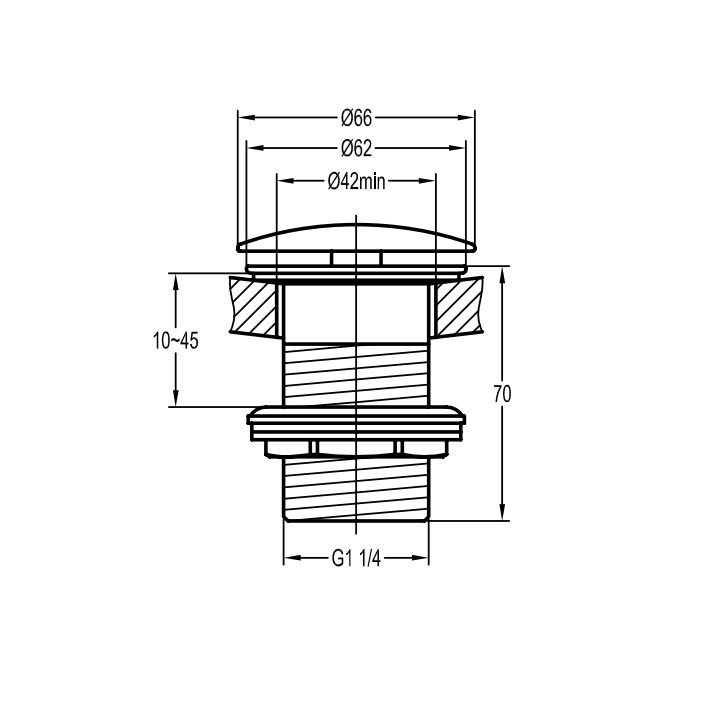 Приобрести cezares донный клапан eco-sc-boro