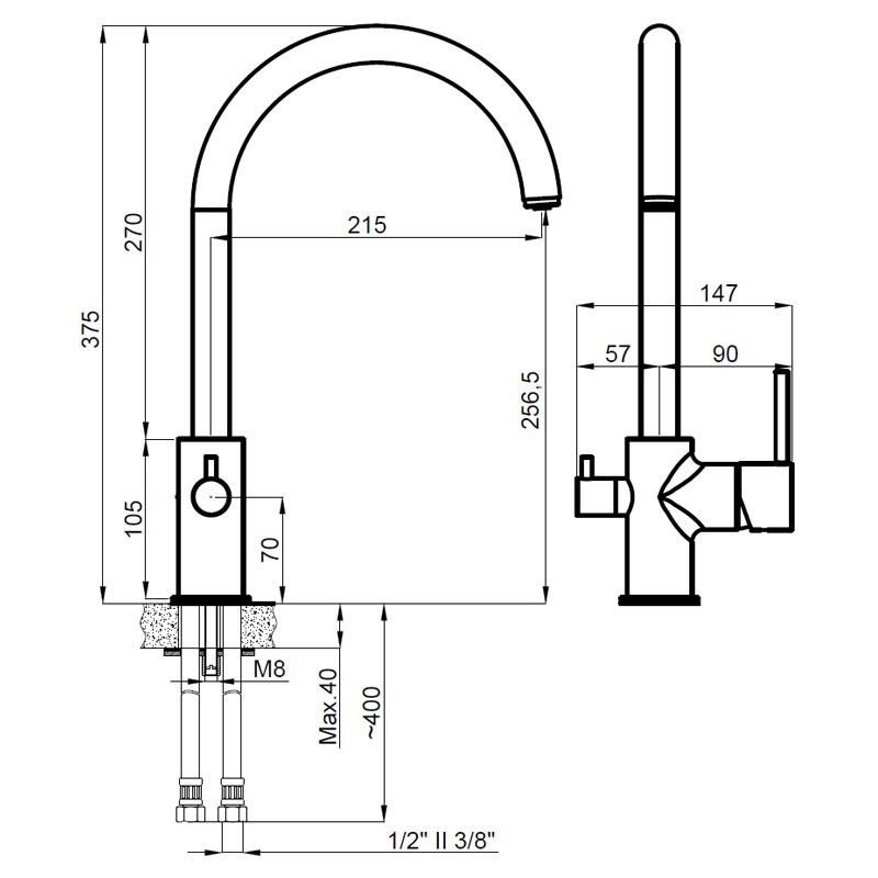Приобрести azario смеситель для кухни tasco, хром az15164421