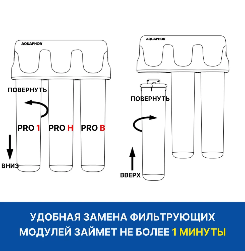 Приобрести аквафор фильтр для воды кристалл кн к5-кн-к7, 33954