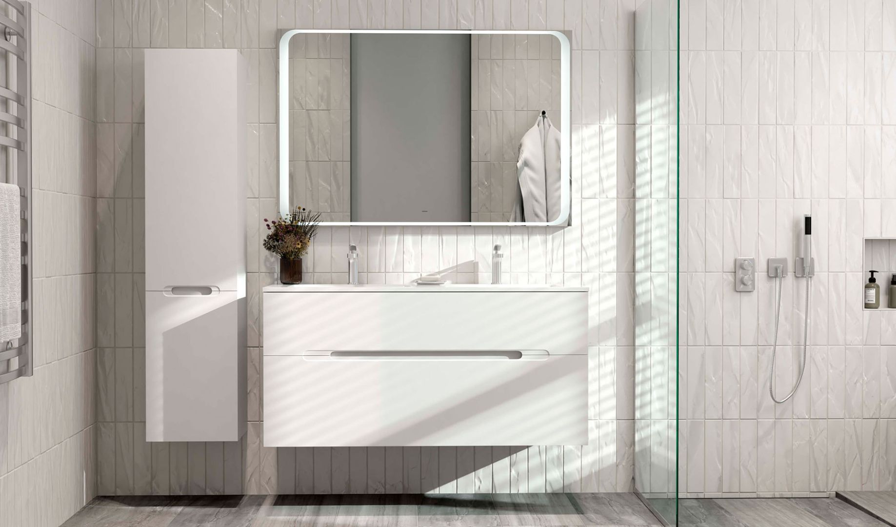 Приобрести jorno тумба подвесная modul 120 см, белая