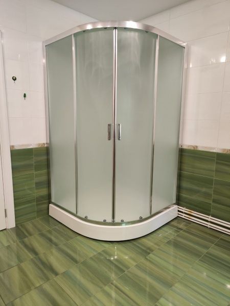 Приобрести frank душевая кабина f420 brilliant, низкий поддон, полукруглая