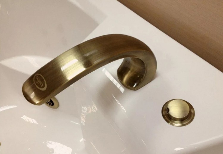 Приобрести радомир излив для ванны линкольн - большой, bronze