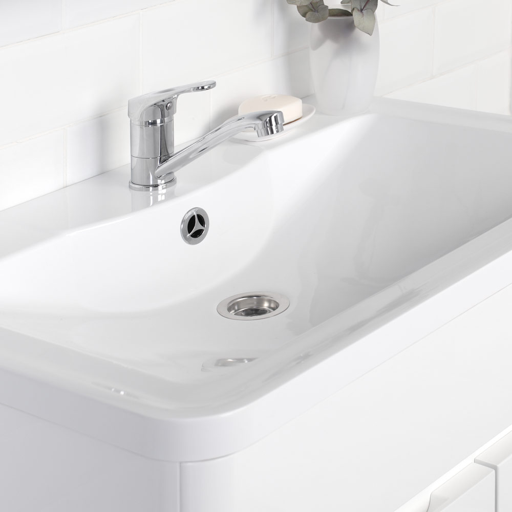 Приобрести тумба напольная итана roberto 70 с раковиной adel 70, белый глянец