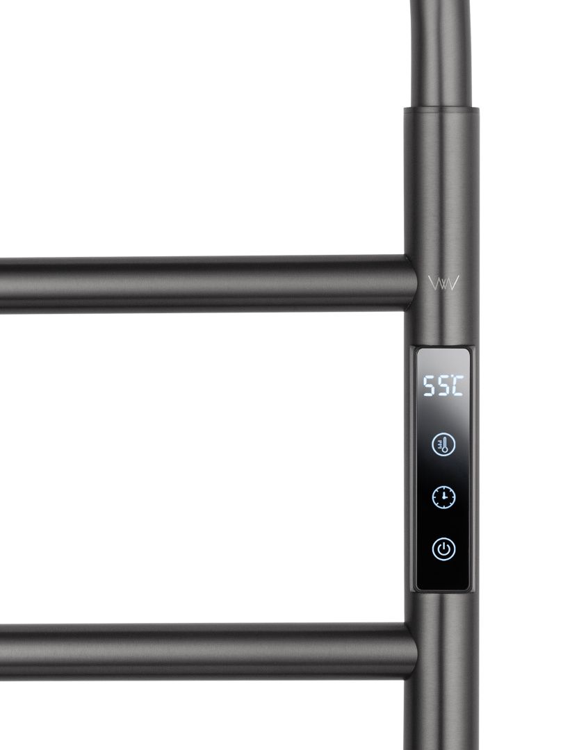 Приобрести полотенцесушитель электрический wonzon & woghand wismar, темный графит (ww-al201-gm)