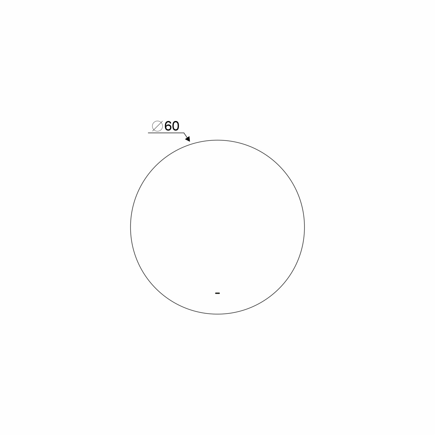 Приобрести mirsant зеркало sphere 60х60 см, с подсветкой ут000093178
