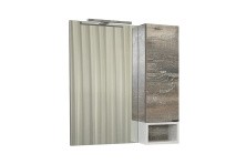 Сomforty Зеркало-шкаф "Турин-75" дуб бежевый