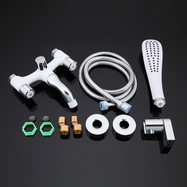 Приобрести gappo смеситель для ванны и душа g3249, белый\хром 85251