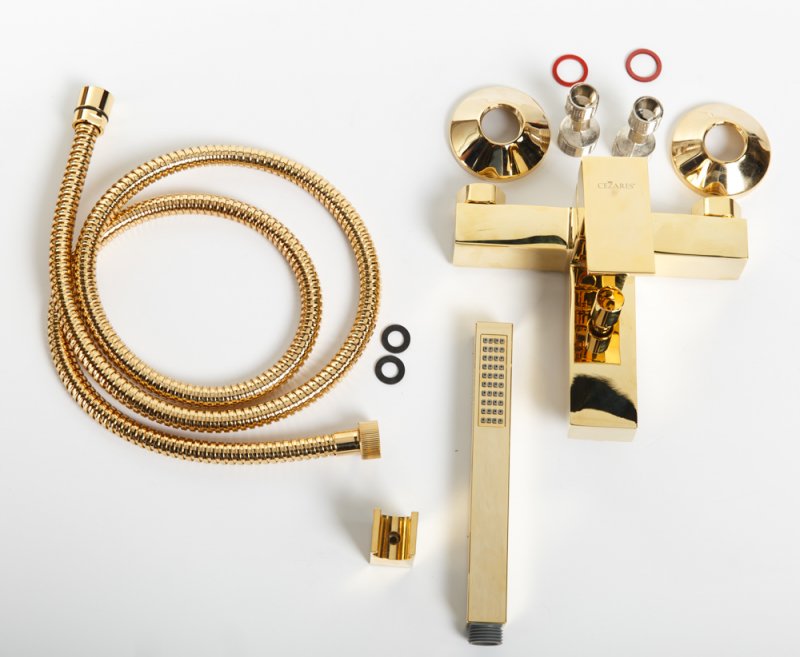 Приобрести cezares смеситель для ванны и душа unika, золото unika-vdm-03/24