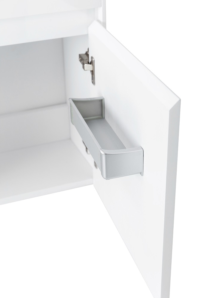 Приобрести belbagno тумба с раковиной pietra mini 46 см, подвесная с дверью 46-r bianco lucido, белая раковина