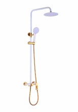 Душевая система ViEiR, Bacio, 1500 мм, белый\золото V293562FL