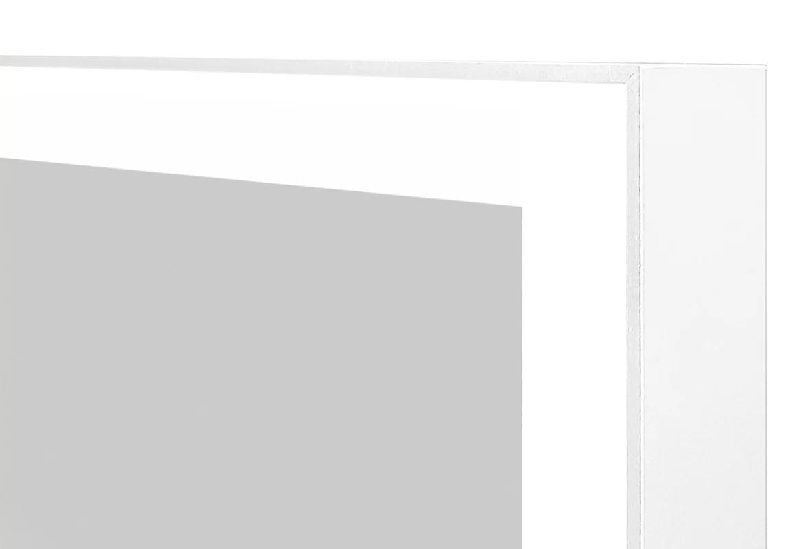 Приобрести continent зеркало с подсветкой frame white 60х80 см, белое