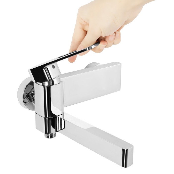 Приобрести iddis смеситель для ванны slide 217мм, хром slisb00i02wa