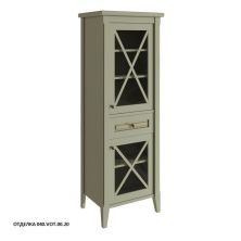 Caprigo Пенал NAPOLI 55 см, правый, зеленый, эмаль