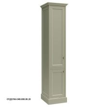 Caprigo Пенал GREENWICH 50 см, зеленый, белый, эмаль