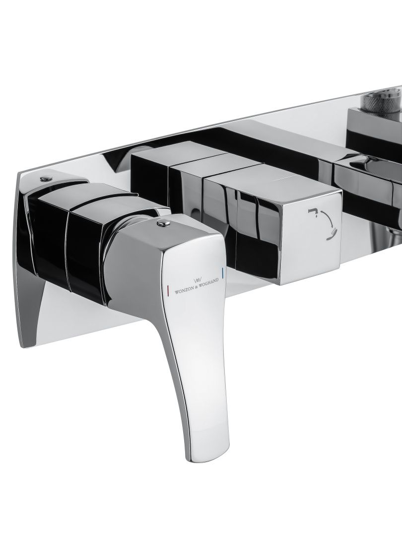 Приобрести смеситель для ванны встраиваемый wonzon & woghand flex, хром (ww-88889072-cr)