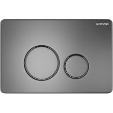 Grossman Клавиша смыва Style, оружейная сталь 700.K31.05.42M.42M