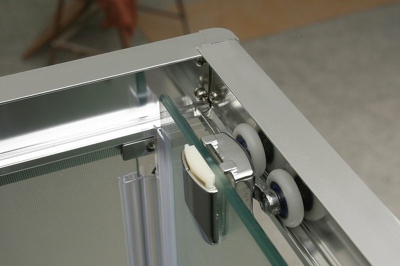 Приобрести ограждение душевое belbagno unique-a-2 750-900х750-900 хром/рифленое