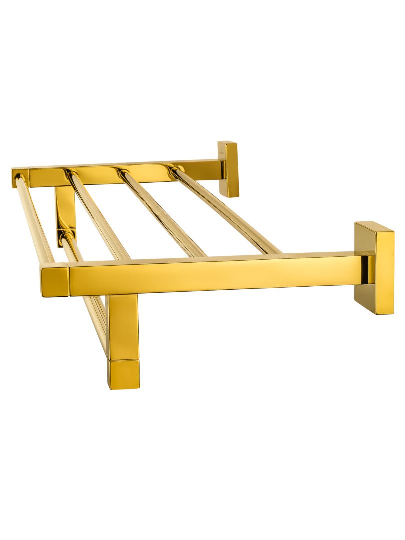 Приобрести полотенцедержатель с полкой wonzon & woghand polo, темное золото (ww-8981-dg)