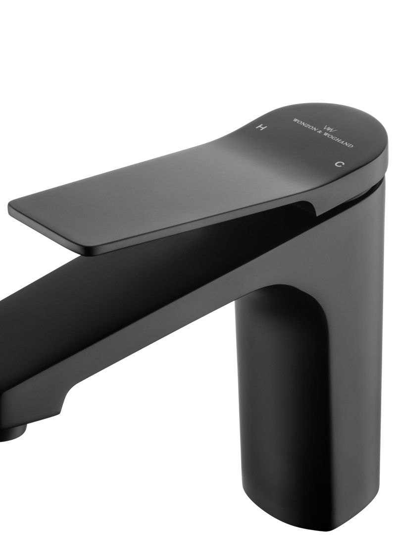 Приобрести смеситель для раковины wonzon & woghand, черный матовый (ww-xh-013-mb)