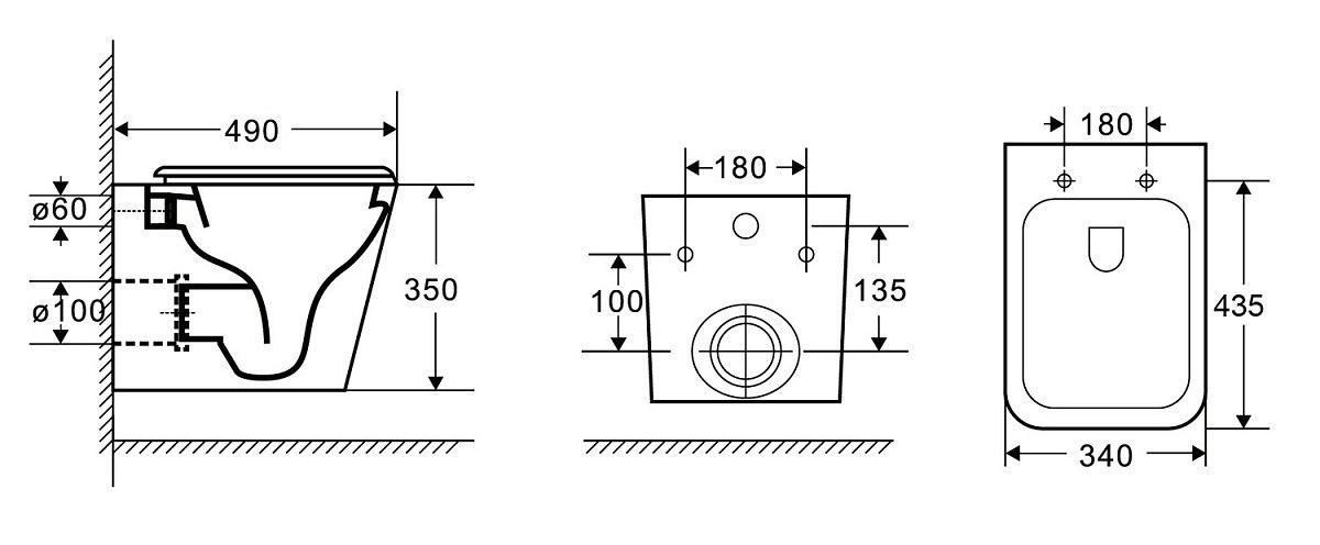 Приобрести azario унитаз подвесной teramo, безободковый с тонкой крышкой микролифт, антивсплеск az-0052-uq