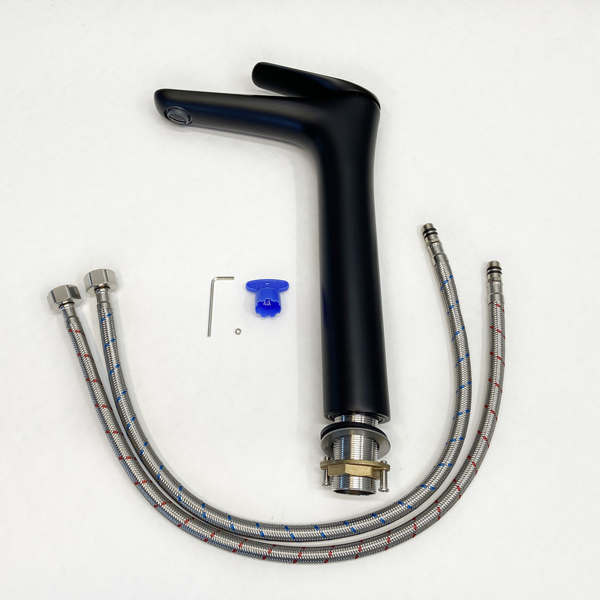 Приобрести comforty высокий смеситель для раковины 28 см, черный матовый, fc074b-cmt