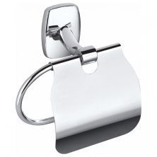 Держатель для туалетной бумаги с крышкой WONZON & WOGHAND PORTO, Хром (WW-1601)